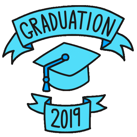 an animated graduation cap
