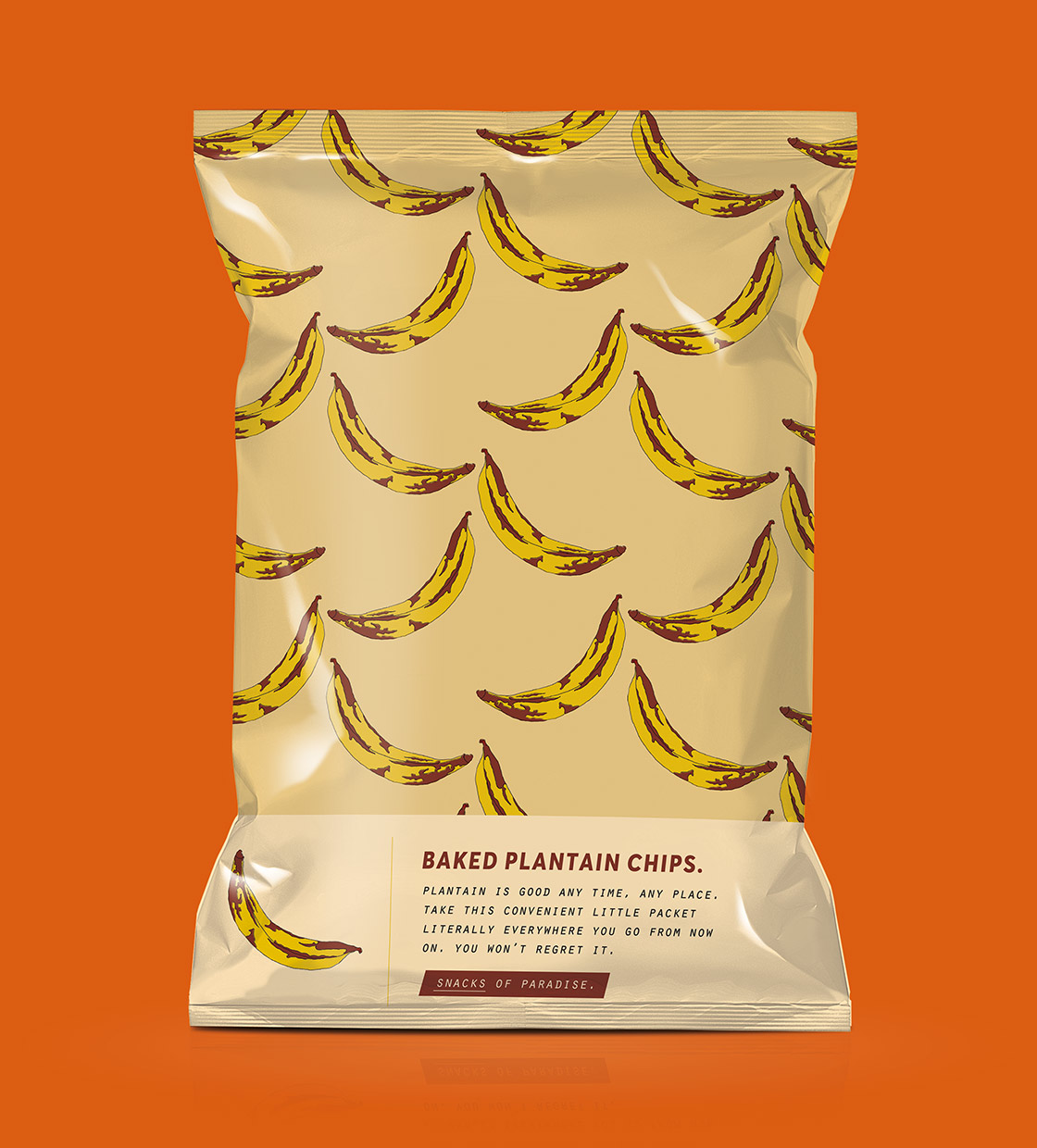 a packet of plantain chips